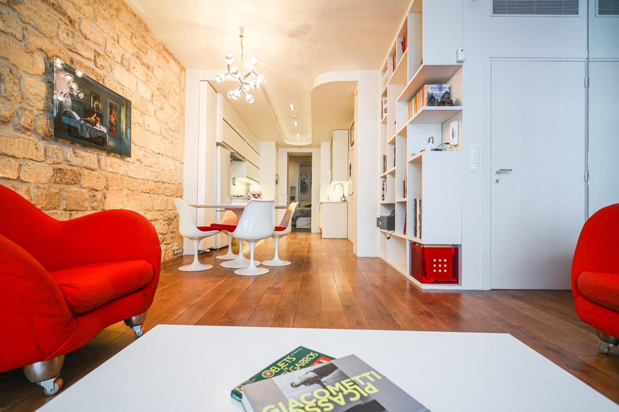 Elegant Appartement Climatise De 65 M2 Avec 2 Ch Париж Экстерьер фото