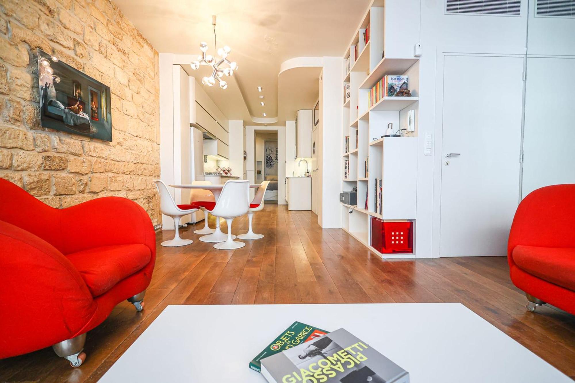 Elegant Appartement Climatise De 65 M2 Avec 2 Ch Париж Экстерьер фото